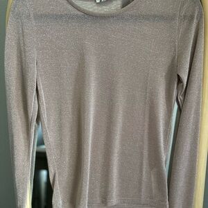 Shimmering Long Sleeve Top
